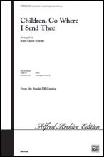 Children, Go Where I Send Thee SATB choral sheet music cover